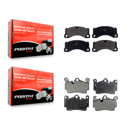 [Avant + Arrière] Kit de plaquette (semi-métallique) de frein pour Porsche Cayenne KPF-100518