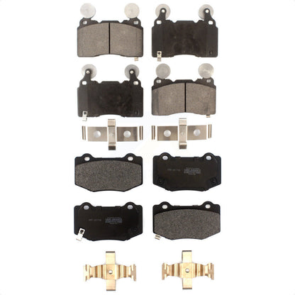 [Avant + Arrière] Kit de plaquette (semi-métallique) de frein pour Chevrolet Corvette Camaro KPF-100522 par Positive Plus