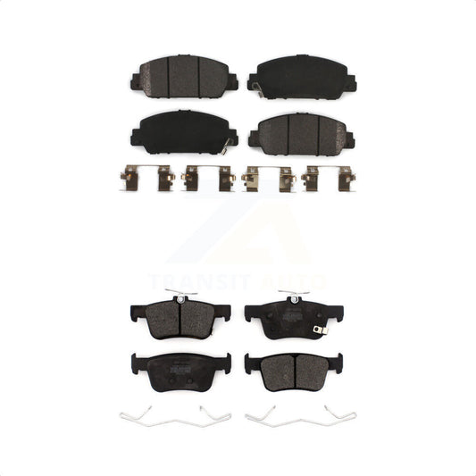 [Avant + Arrière] Kit de plaquette (semi-métallique) de frein pour Honda Accord KPF-100526 par Positive Plus