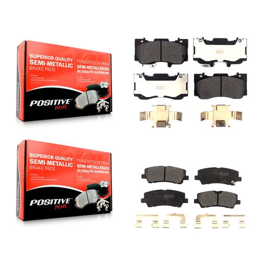 [Avant + Arrière] Kit de plaquette (semi-métallique) de frein pour Ford Mustang KPF-100530