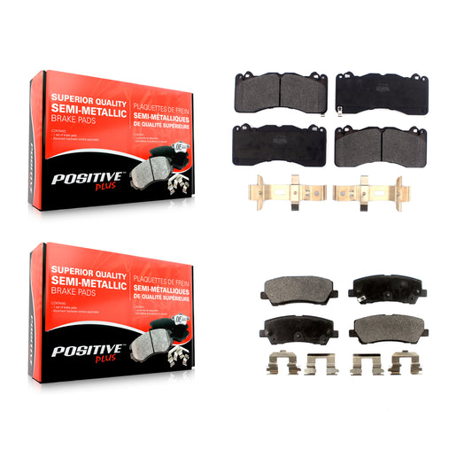 [Avant + Arrière] Kit de plaquette (semi-métallique) de frein pour Ford Mustang KPF-100531