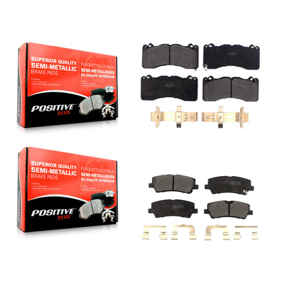 [Avant + Arrière] Kit de plaquette (semi-métallique) de frein pour Ford Mustang KPF-100532