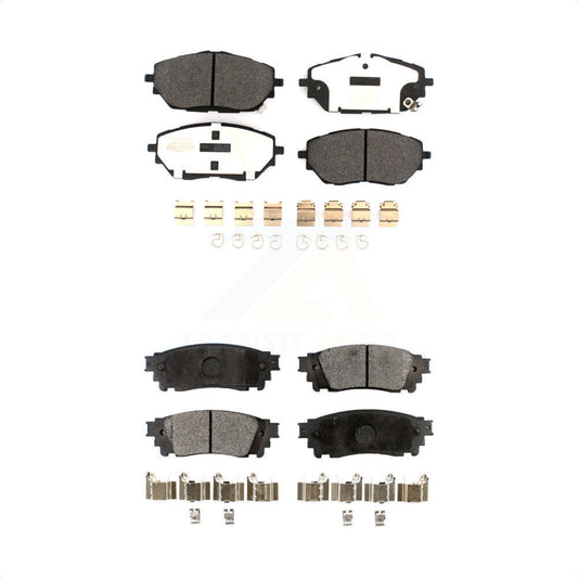 [Avant + Arrière] Kit de plaquette (semi-métallique) de frein pour Toyota C-HR KPF-100538 par Positive Plus