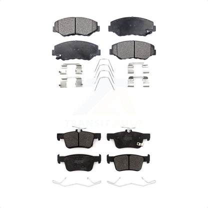 [Avant + Arrière] Kit de plaquette (semi-métallique) de frein pour Honda Civic KPF-100545 par Positive Plus