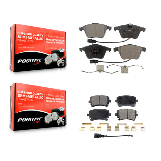 [Avant + Arrière] Kit de plaquette (semi-métallique) de frein pour Audi A6 Quattro S4 A4 KPF-100547