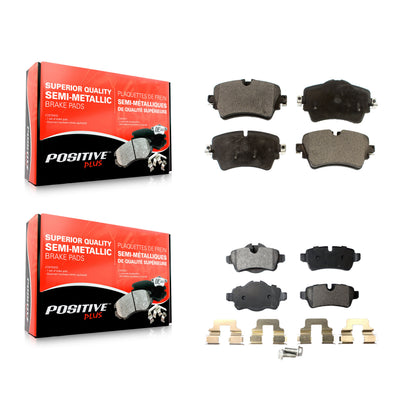 [Avant + Arrière] Kit de plaquette (semi-métallique) de frein pour 2015 Mini Cooper 1.6L avec 294mm Diameter Rotor KPF-100557