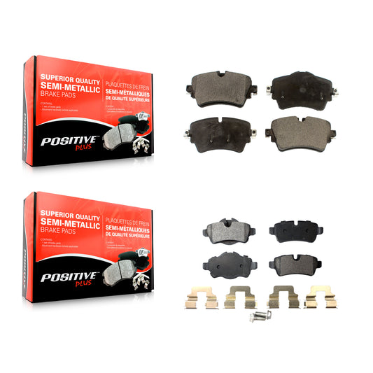 [Avant + Arrière] Kit de plaquette (semi-métallique) de frein pour 2015 Mini Cooper 1.6L avec 294mm Diameter Rotor KPF-100557