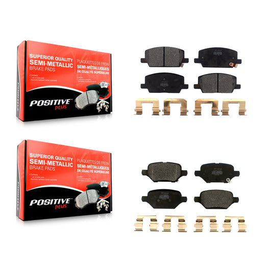 [Avant + Arrière] Kit de plaquette (semi-métallique) de frein pour 2018-2022 Chevrolet Trax Buick Encore KPF-100564