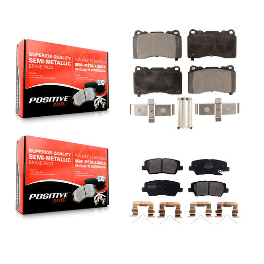[Avant + Arrière] Kit de plaquette (semi-métallique) de frein pour Cadillac CTS ATS KPF-100577