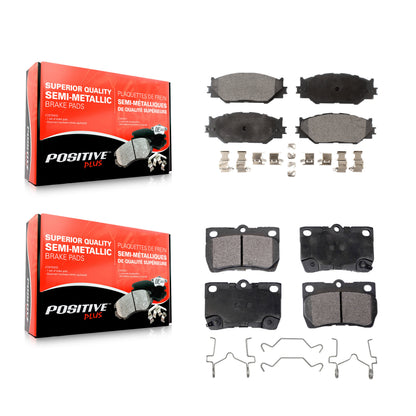 [Avant + Arrière] Kit de plaquette (semi-métallique) de frein pour Lexus IS250 KPF-100578