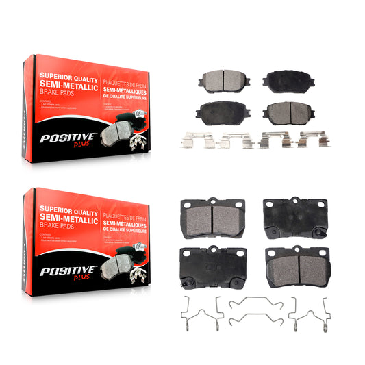 [Avant + Arrière] Kit de plaquette (semi-métallique) de frein pour Lexus IS250 GS300 KPF-100579
