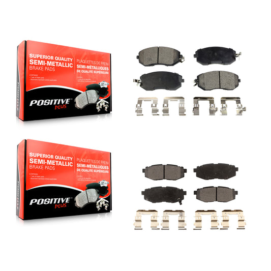 [Avant + Arrière] Kit de plaquette (semi-métallique) de frein pour Scion FR-S Subaru BRZ Toyota 86 KPF-100593
