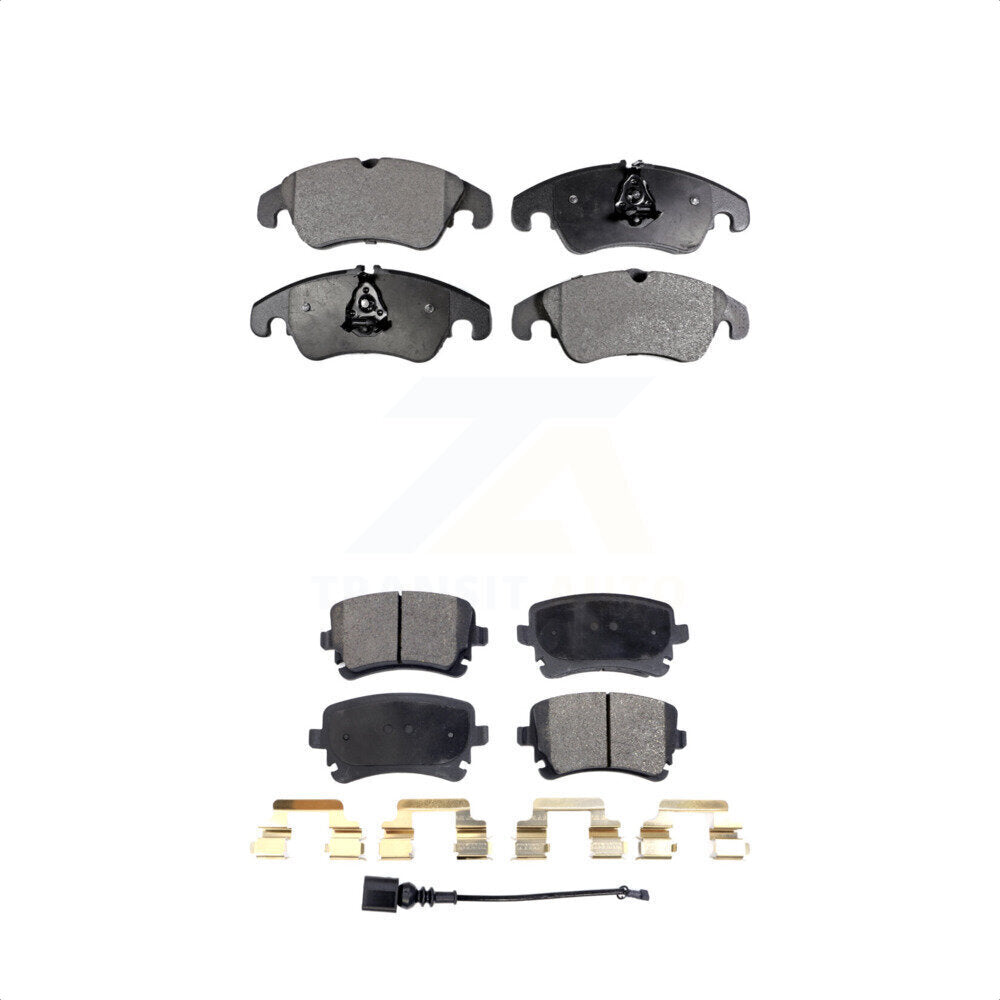 [Avant + Arrière] Kit de plaquette (semi-métallique) de frein pour Audi S4 S5 A4 allroad KPF-100602 par Positive Plus