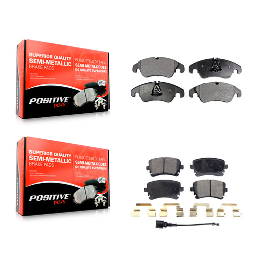 [Avant + Arrière] Kit de plaquette (semi-métallique) de frein pour Audi S4 S5 A4 allroad KPF-100602