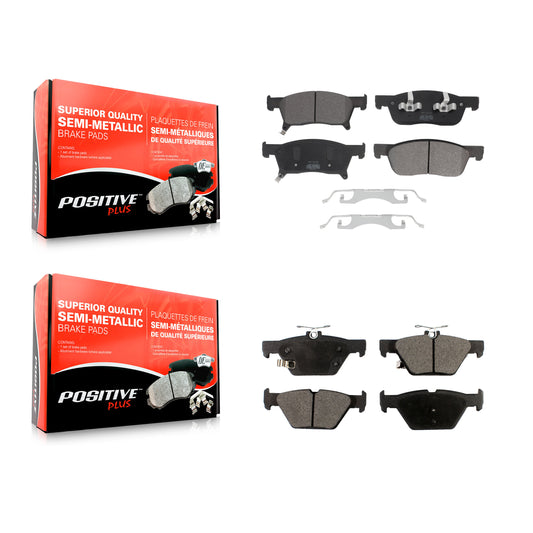 [Avant + Arrière] Kit de plaquette (semi-métallique) de frein pour 2019-2022 Subaru Ascent KPF-100637
