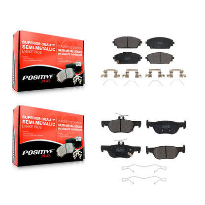 [Avant + Arrière] Kit de plaquette (semi-métallique) de frein pour Mazda 3 Sport KPF-100641