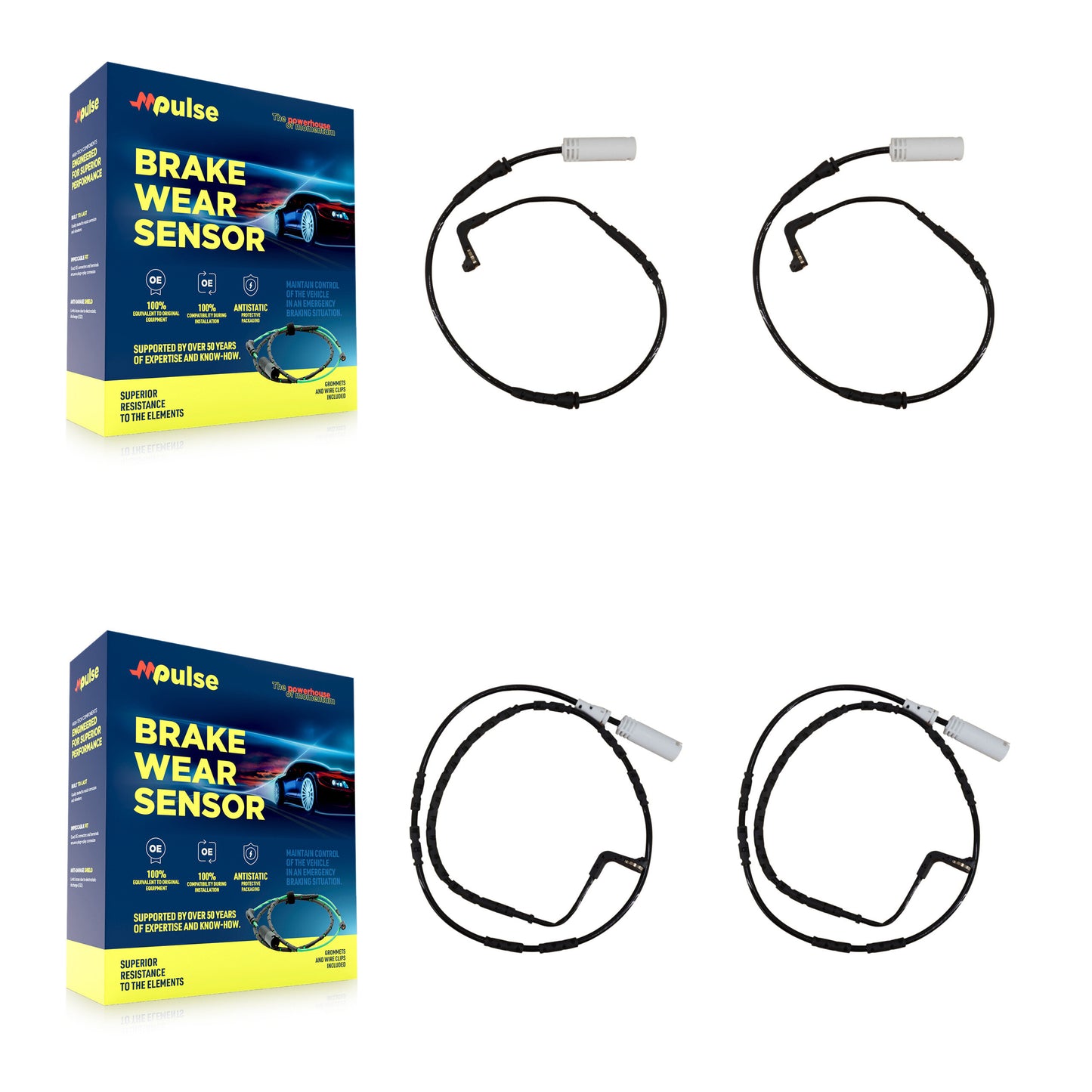 [Avant et Arrière] Capteur usure plaquettes de frein pour BMW 328i 128i 323i 325i 330i 125i 120i KSE-100143