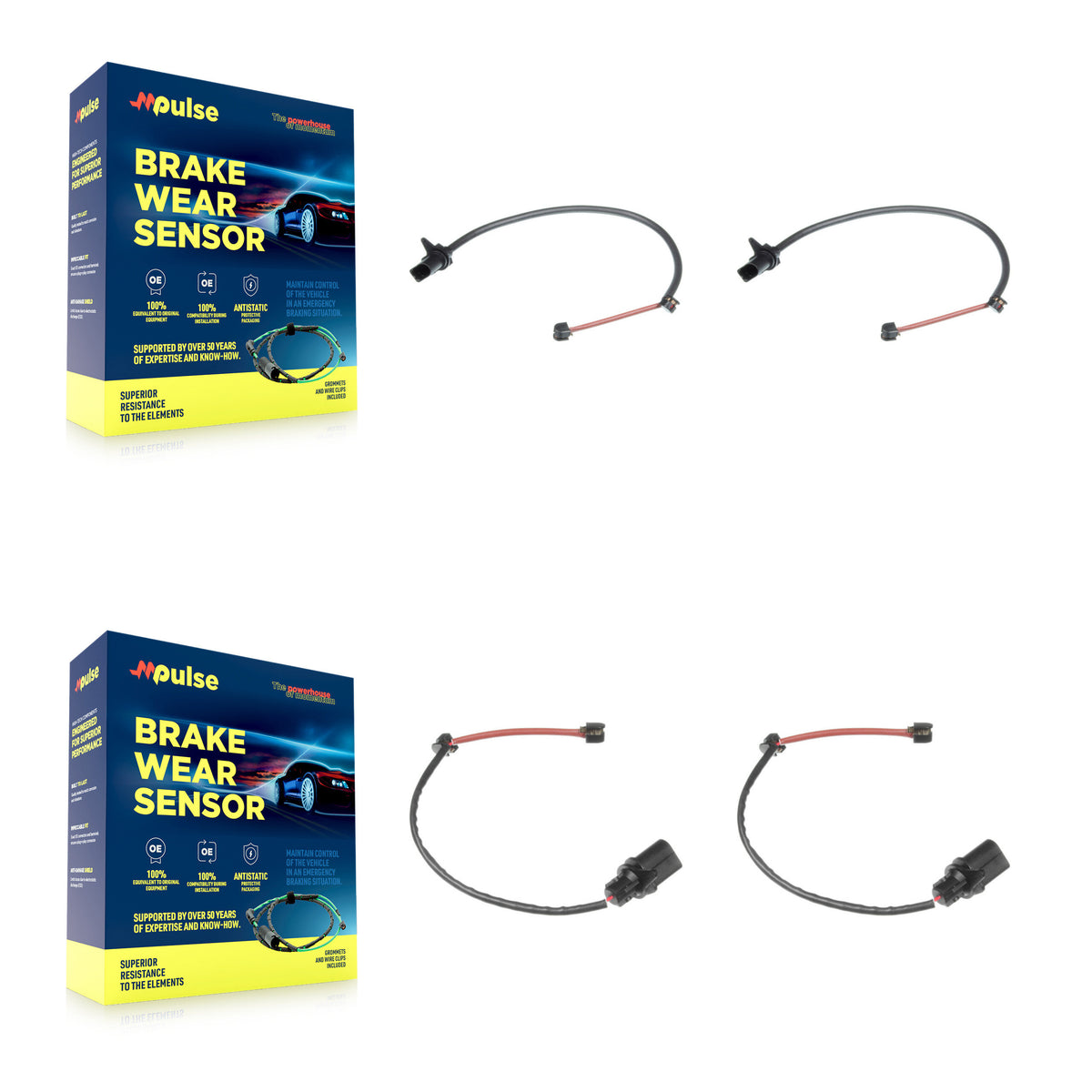 [Avant et Arrière] Capteur usure plaquettes de frein pour Porsche Macan with Ceramic Rotor KSE-100400