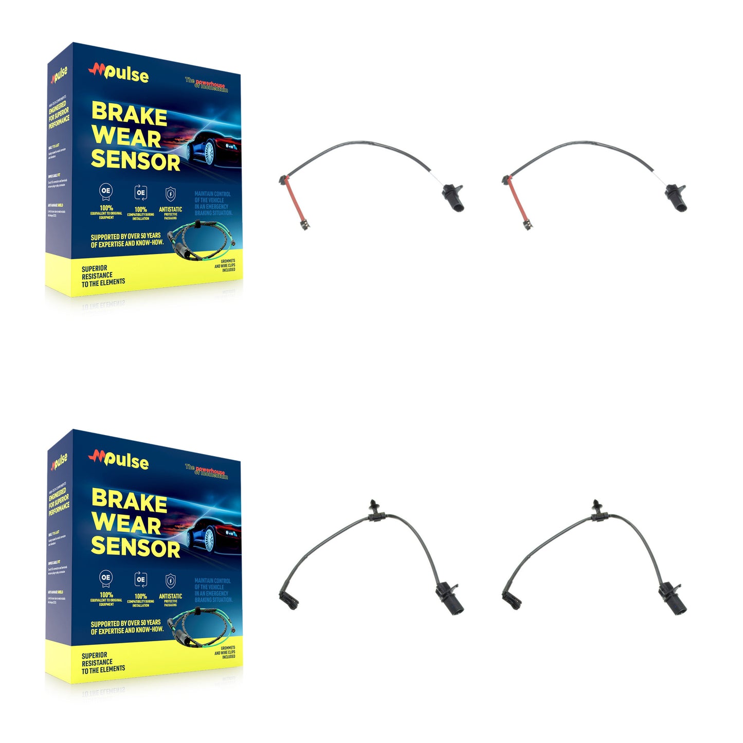 [Avant et Arrière] Capteur usure plaquettes de frein pour Audi RS5 Sportback KSE-100444