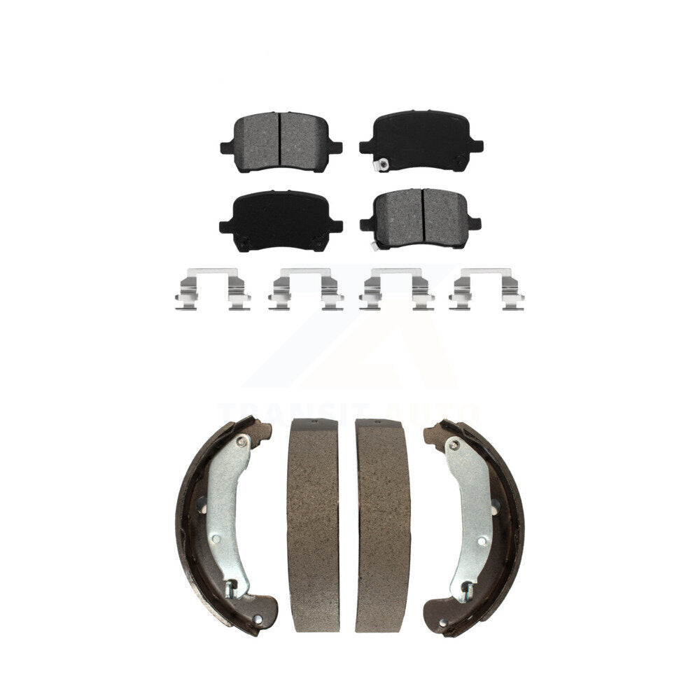 [Avant + Arrière] Kit de plaquette (semi-métallique) de frein pour Chevrolet Cobalt Saturn Ion HHR Pontiac Pursuit KSN-100003