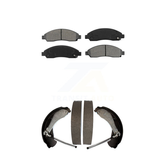 [Avant + Arrière] Kit de plaquette (semi-métallique) de frein pour Chevrolet Colorado GMC Canyon Isuzu i-290 i-280 i-370 i-350 KSN-100006
