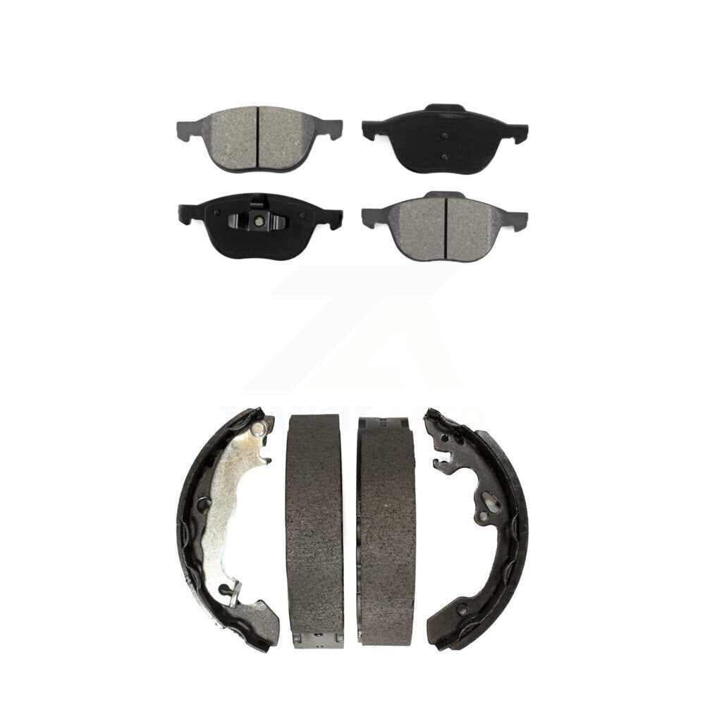 [Avant + Arrière] Kit de plaquette (semi-métallique) de frein pour Ford Focus KSN-100008