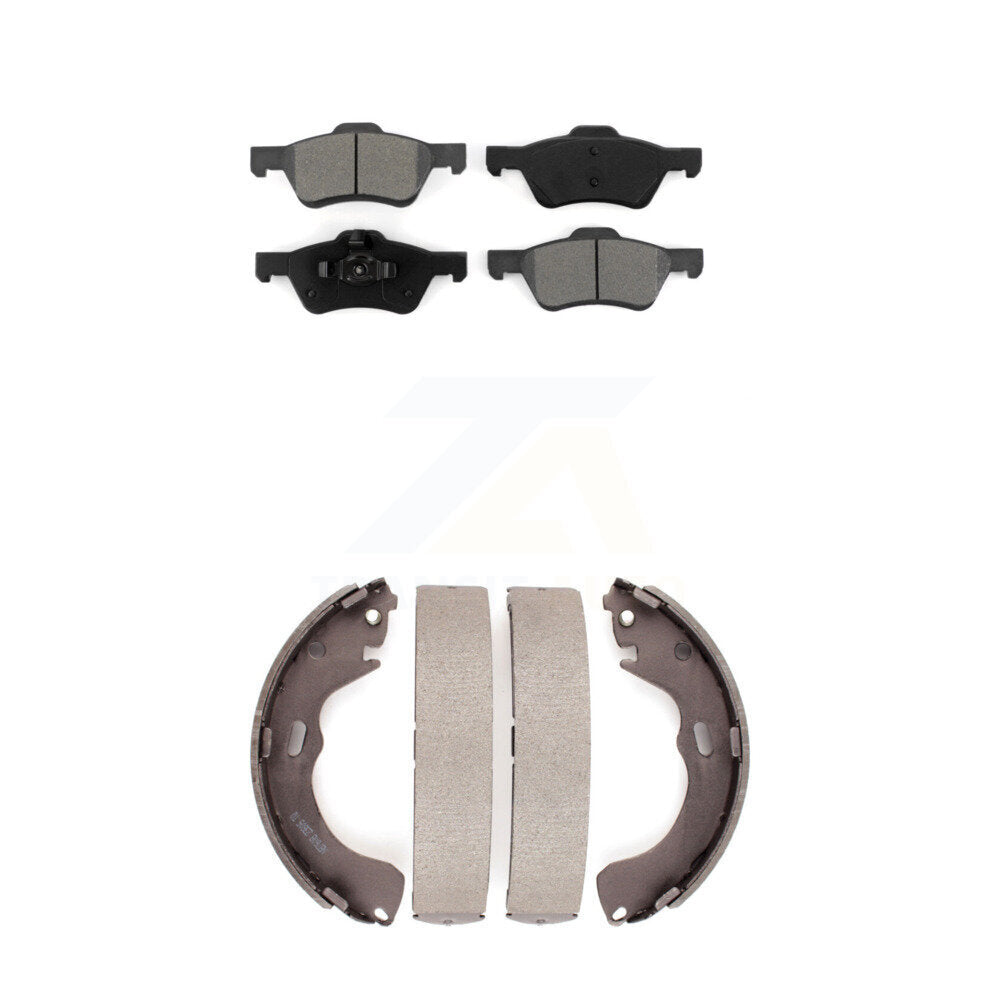 [Avant + Arrière] Kit de plaquette (semi-métallique) de frein pour Ford Escape Mazda Tribute Mercury Mariner KSN-100009