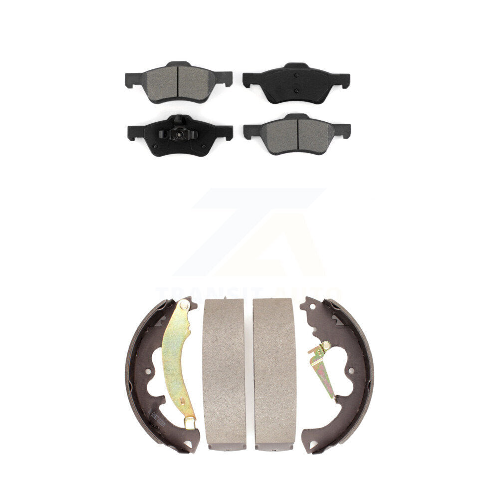 [Avant + Arrière] Kit de plaquette (semi-métallique) de frein pour Ford Escape Mercury Mariner Mazda Tribute KSN-100010