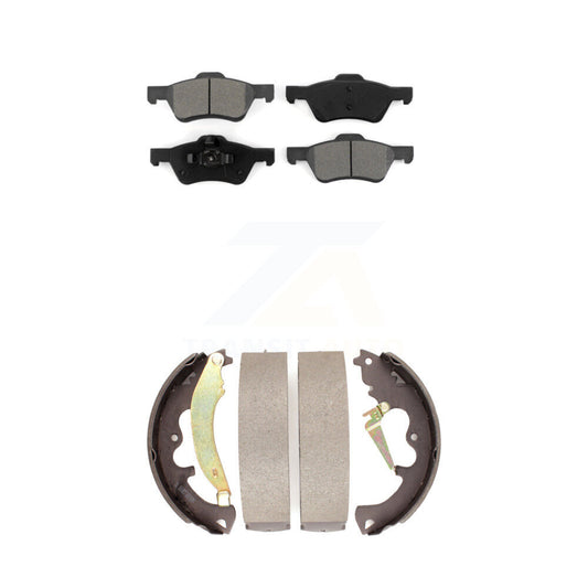 [Avant + Arrière] Kit de plaquette (semi-métallique) de frein pour Ford Escape Mercury Mariner Mazda Tribute KSN-100010