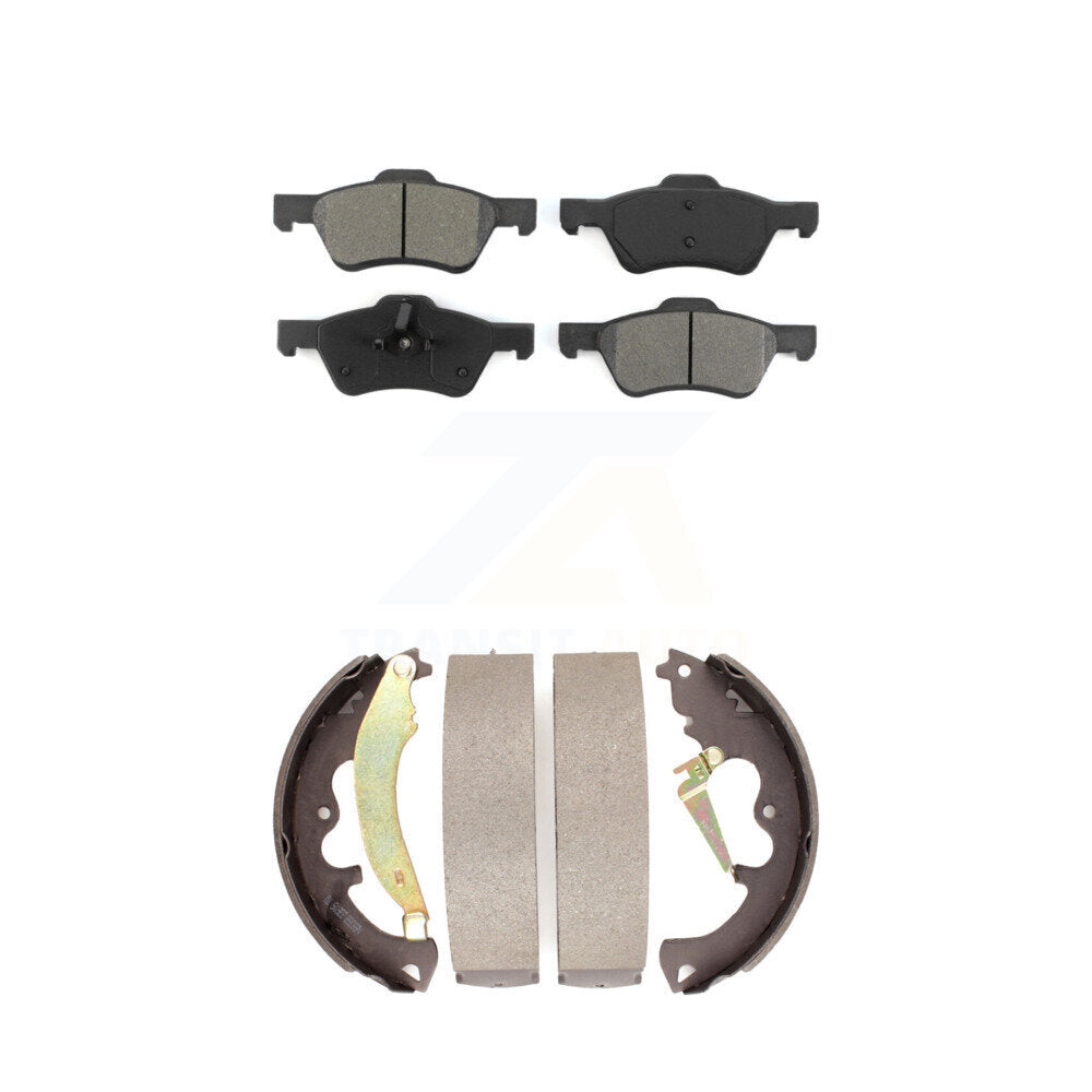[Avant + Arrière] Kit de plaquette (semi-métallique) de frein pour Ford Escape Mercury Mariner KSN-100011