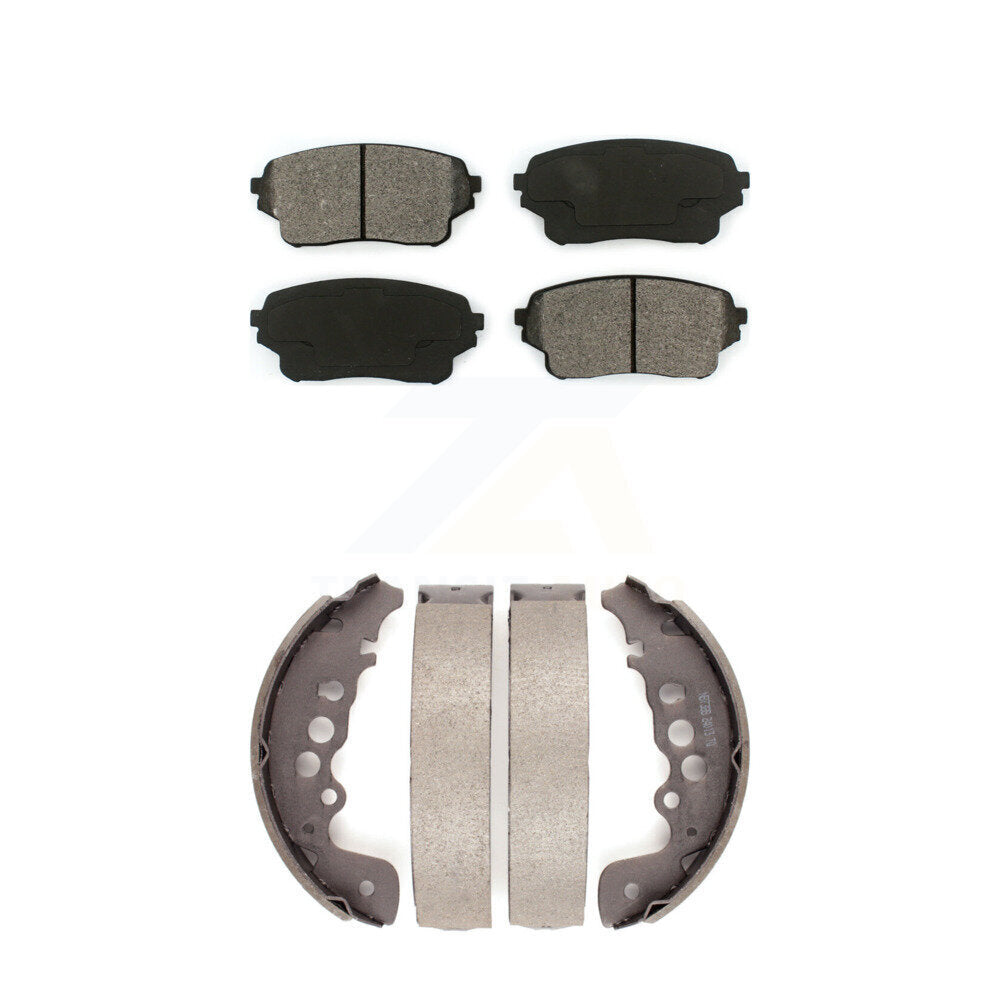 [Avant + Arrière] Kit de plaquette (semi-métallique) de frein pour 2004 Suzuki Grand Vitara From Chassis VIN #44103257 KSN-100015