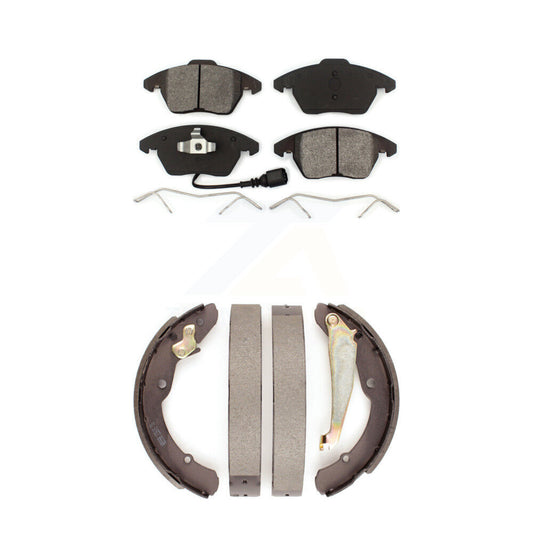 [Avant + Arrière] Kit de plaquette (semi-métallique) de frein pour Volkswagen Jetta Beetle KSN-100016