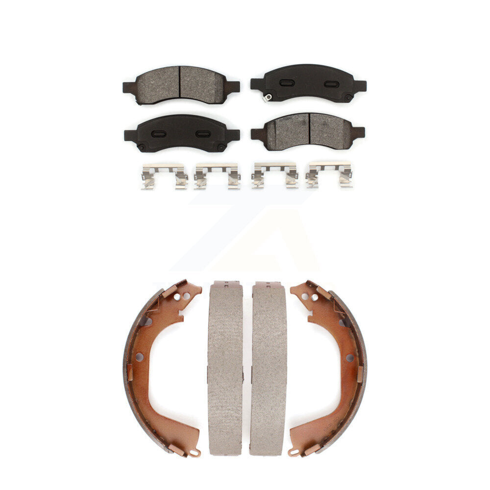 [Avant + Arrière] Kit de plaquette (semi-métallique) de frein pour Chevrolet Colorado GMC Canyon KSN-100022