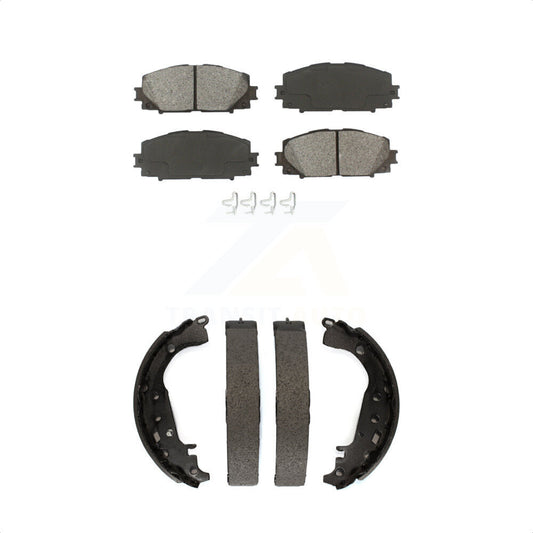 [Avant + Arrière] Kit de plaquette (semi-métallique) de frein pour Toyota Yaris KSN-100023 par Transit Auto