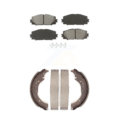 [Avant + Arrière] Kit de plaquette (semi-métallique) de frein pour Toyota Prius C Scion iQ KSN-100024