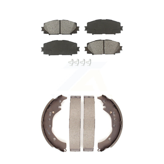 [Avant + Arrière] Kit de plaquette (semi-métallique) de frein pour Toyota Prius C Scion iQ KSN-100024