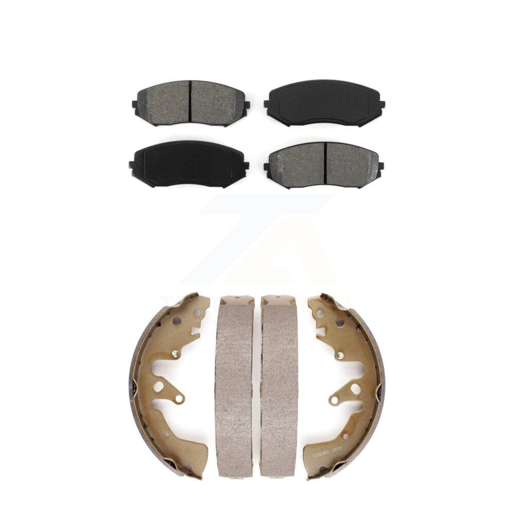 [Avant + Arrière] Kit de plaquette (semi-métallique) de frein pour 2006-2008 Suzuki Grand Vitara KSN-100025