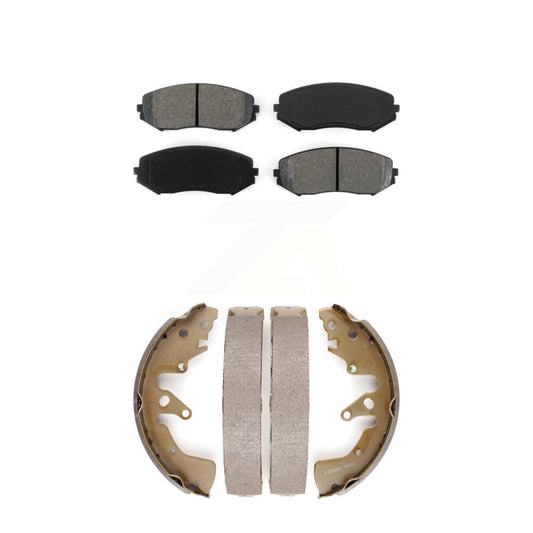 [Avant + Arrière] Kit de plaquette (semi-métallique) de frein pour 2006-2008 Suzuki Grand Vitara KSN-100025