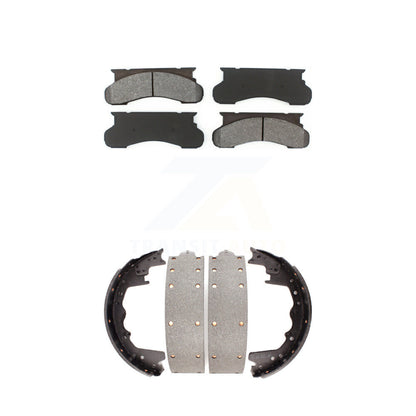 [Avant + Arrière] Kit de plaquette (semi-métallique) de frein pour Ford F-250 F-350 E-350 Econoline Club Wagon E-250 KSN-100027