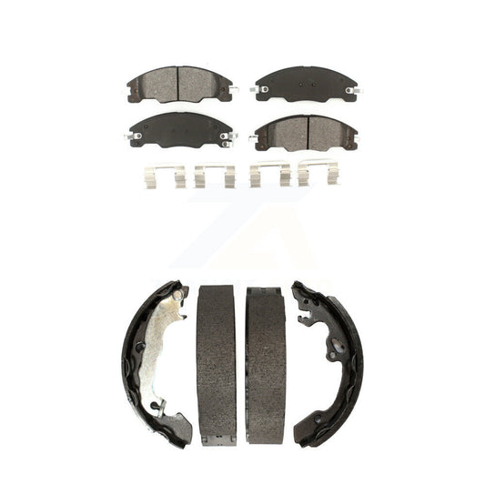 [Avant + Arrière] Kit de plaquette (semi-métallique) de frein pour 2008-2011 Ford Focus KSN-100032