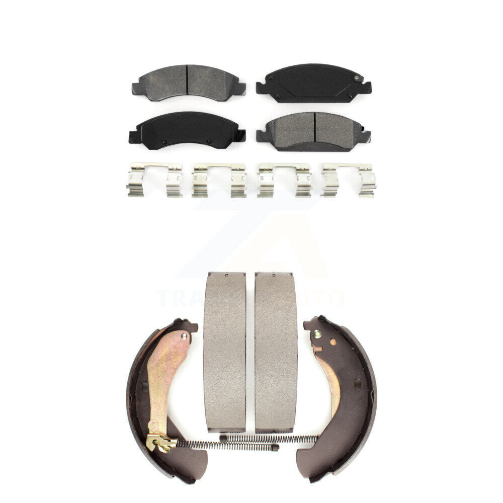 [Avant + Arrière] Kit de plaquette (semi-métallique) de frein pour Chevrolet Silverado 1500 GMC Sierra Classic KSN-100034