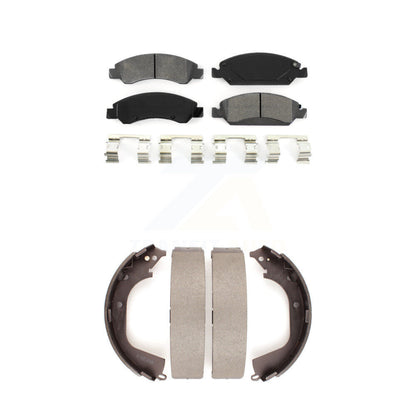 [Avant + Arrière] Kit de plaquette (semi-métallique) de frein pour Chevrolet Silverado 1500 GMC Sierra KSN-100035
