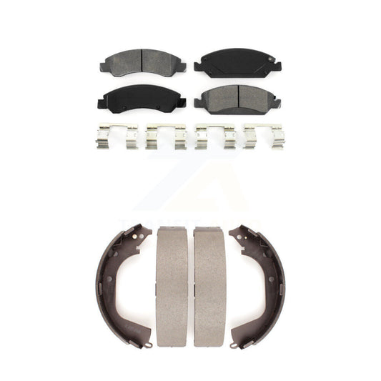 [Avant + Arrière] Kit de plaquette (semi-métallique) de frein pour Chevrolet Silverado 1500 GMC Sierra KSN-100035