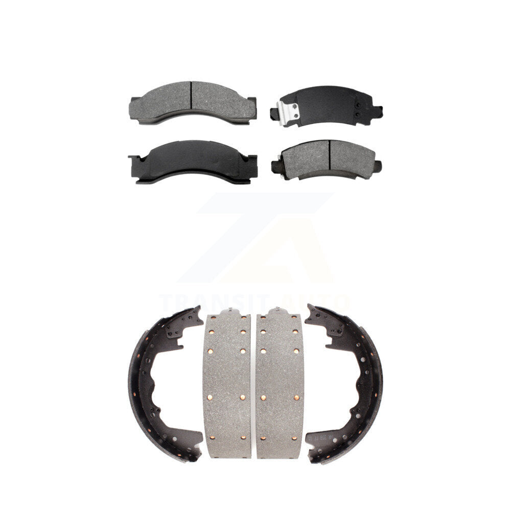 [Avant + Arrière] Kit de plaquette (semi-métallique) de frein pour Dodge W350 W300 D400 D450 KSN-100039