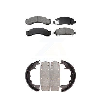 [Avant + Arrière] Kit de plaquette (semi-métallique) de frein pour Dodge W350 W300 D400 D450 KSN-100039