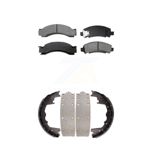 [Avant + Arrière] Kit de plaquette (semi-métallique) de frein pour Dodge W350 W300 D400 D450 KSN-100039