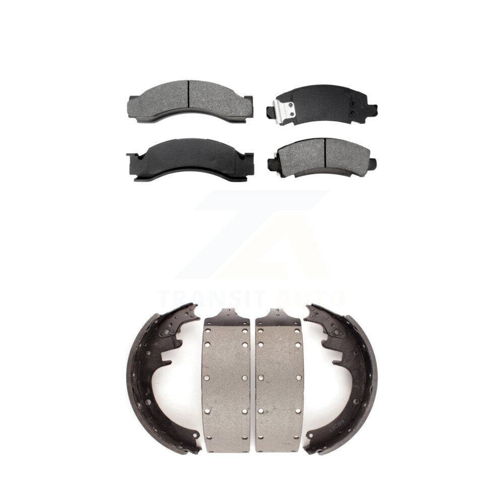 [Avant + Arrière] Kit de plaquette (semi-métallique) de frein pour Chevrolet GMC C30 K30 G3500 R3500 R30 V3500 K3500 C3500 V30 P30 P3500 KSN-100041