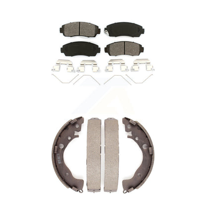 [Avant + Arrière] Kit de plaquette (semi-métallique) de frein pour Honda Civic KSN-100043