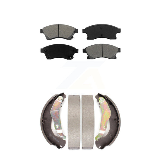 [Avant + Arrière] Kit de plaquette (semi-métallique) de frein pour Chevrolet Sonic Trax KSN-100044