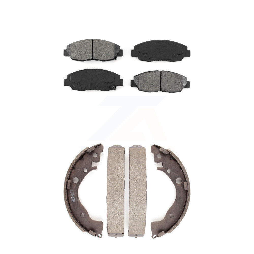 [Avant + Arrière] Kit de plaquette (semi-métallique) de frein pour Honda Civic KSN-100049
